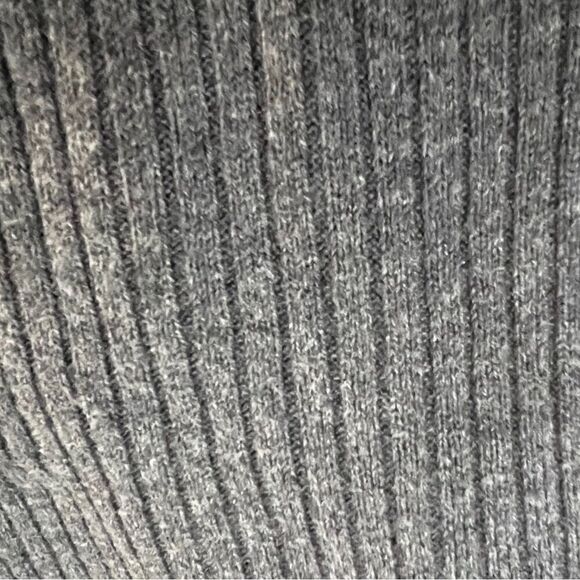 Leith Dark Grey Ribbed Cardigan. Long and Open Front. Size S. Great Condition! - Picture 5 of 9